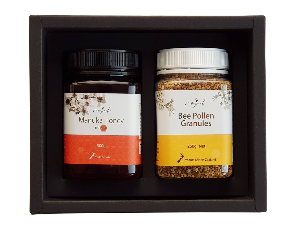 Gift Set A: Manuka MG210+ 500g & Bee Pollen 250g